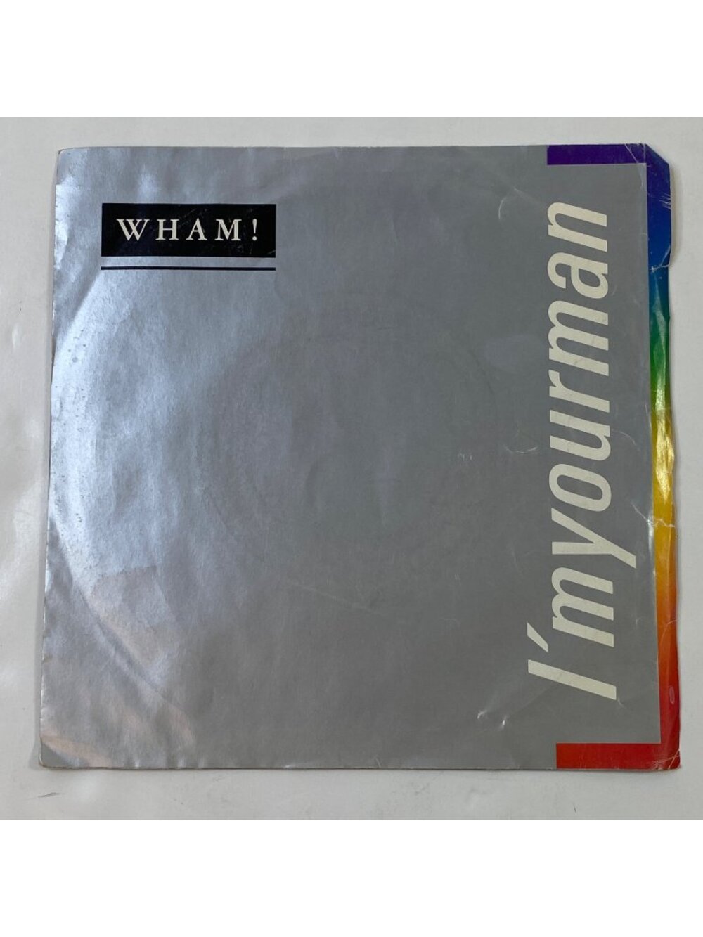 Vintage Wham! I'm Your Man 45 Rpm Single Vinyl Record 1985 Pop Music Collectible